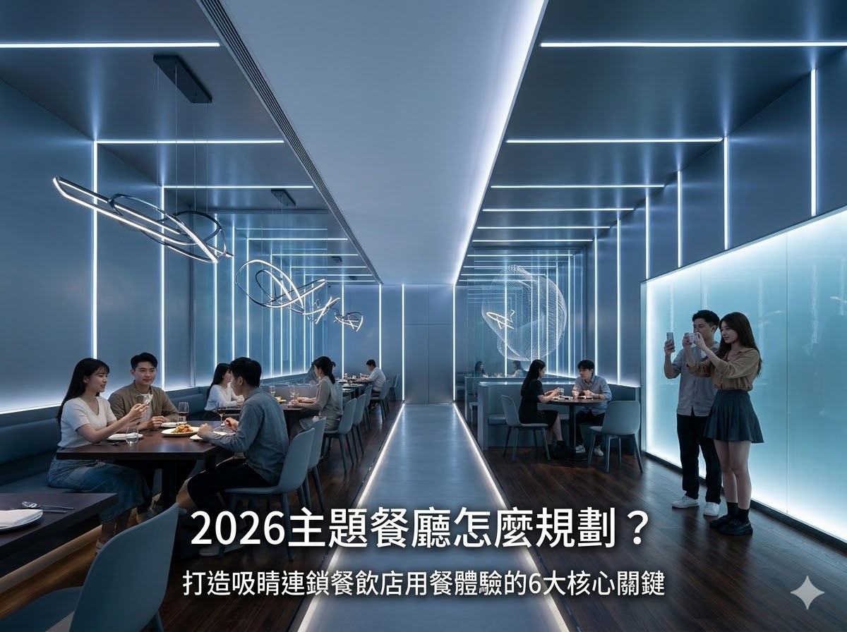 主題餐廳餐飲設計怎麼規劃?餐飲顧問解析打造吸睛餐廳空間6大關鍵